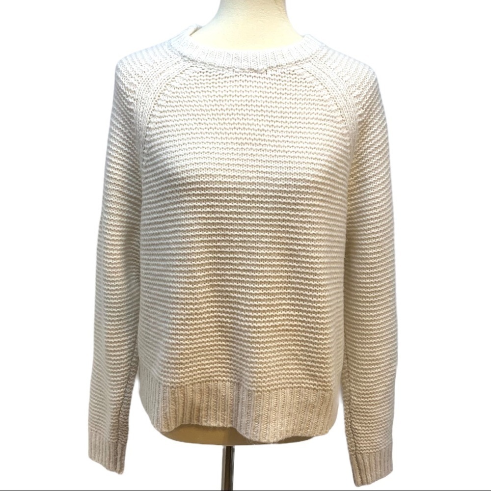 A New Day Ivory Waffle Knit Cozy Sweater